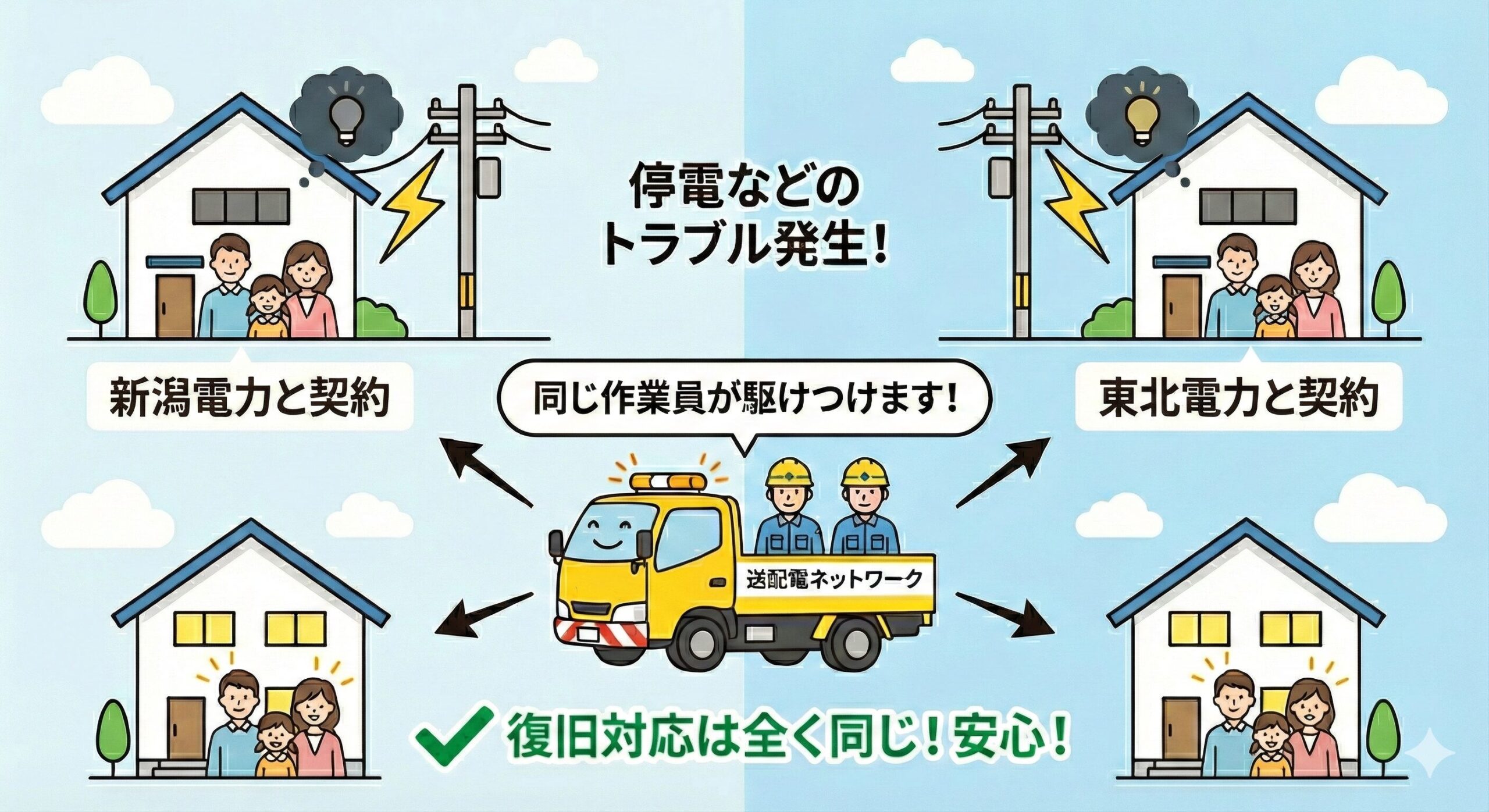 トラブル対応の図